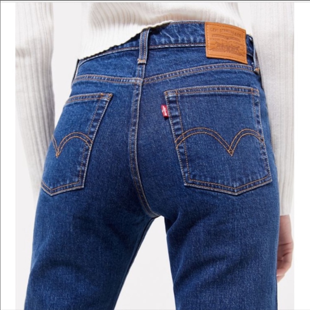 Levi’s Wedgie Straight Jeans Below The Belt